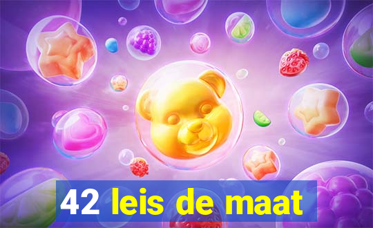 42 leis de maat