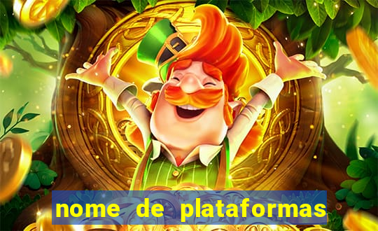 nome de plataformas de jogos